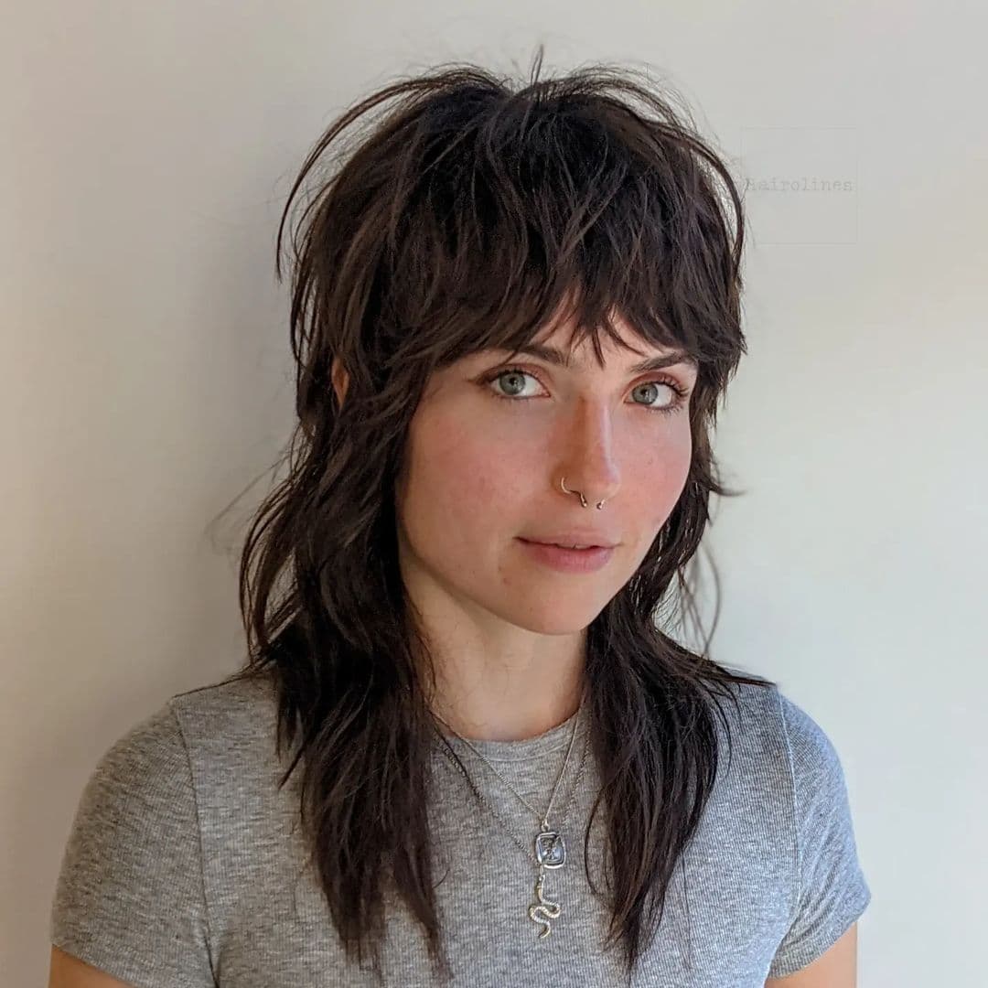 Прическа shaggy