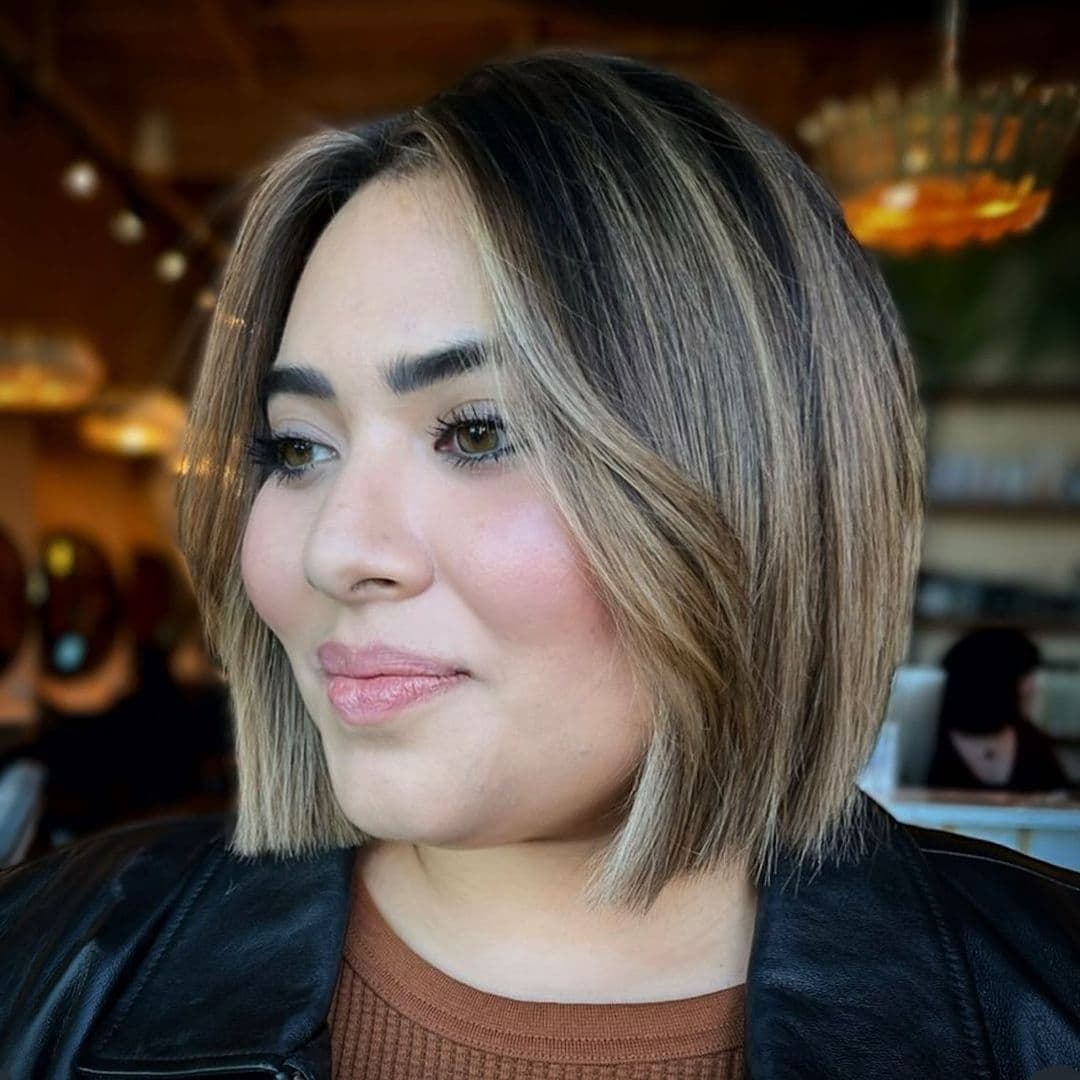 Каре для круглого лица