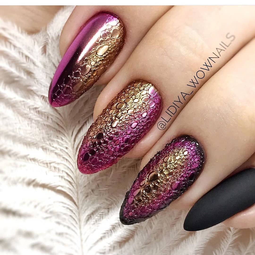 Пенный маникюр