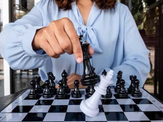 Женщина шахматистка